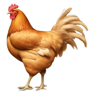 Chicken butt sticker