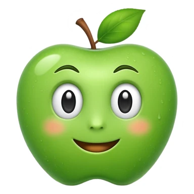 A high-quality 3D render of focus in the style of an Apple emoji. Smooth textures, soft diffuse lighting, and deep detailing. Realistic materials but with a stylized, iconic look. Soft drop shadow. Isolated on a white background. High fidelity, 4k. sticker