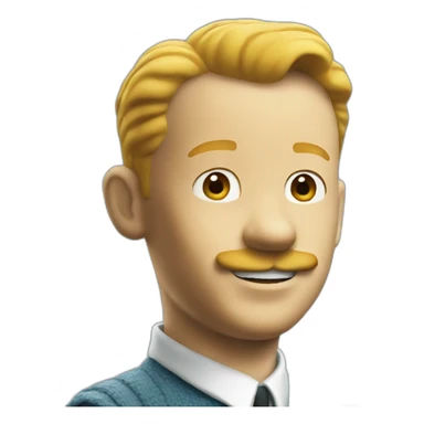 Tintin sticker