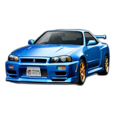 Nissan r34 sticker