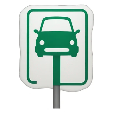 parking sign sticker