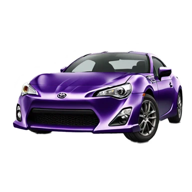 purple toyota gt86 sticker