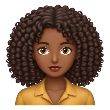 Morenas crespas sticker