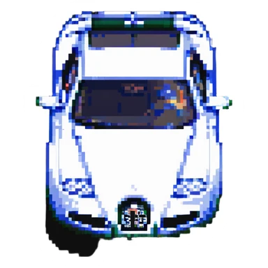 Bugatti Veyron side view car sticker