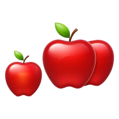 Apple emoji of stock of Apple company sticker