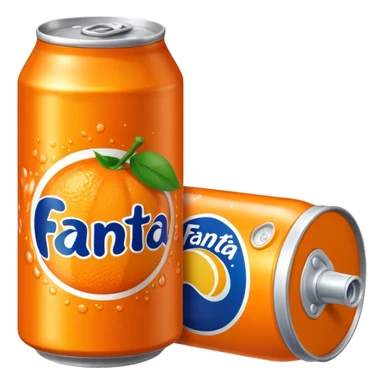 a bright orange Fenta can sticker