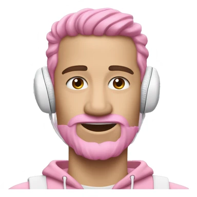 Pink AirPods maxes 🎧 sticker