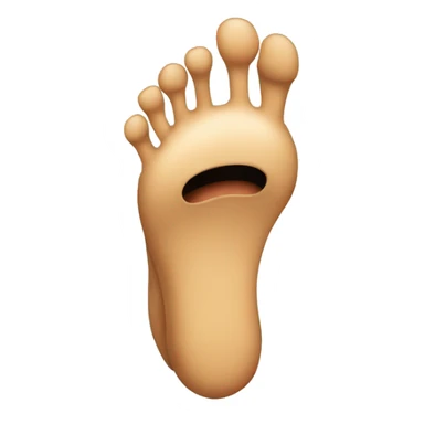 Angry foot sticker