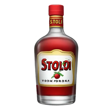 Stoli vodka sticker
