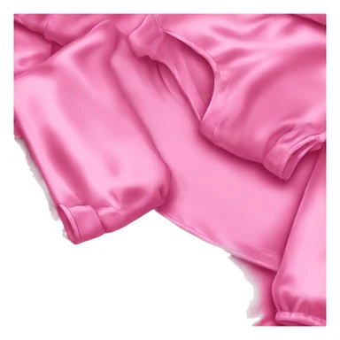 Pink satin pajamas sticker