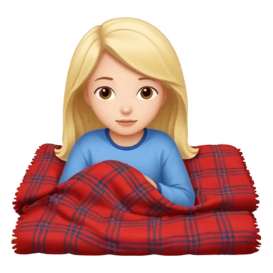 lying on bed girl sticker