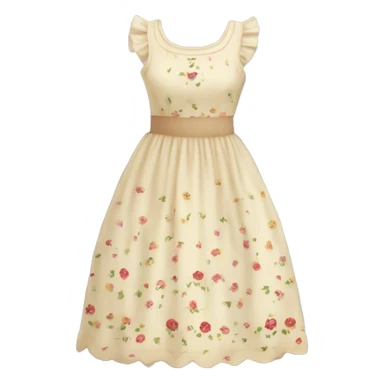Pretty Cottagecore dress sticker