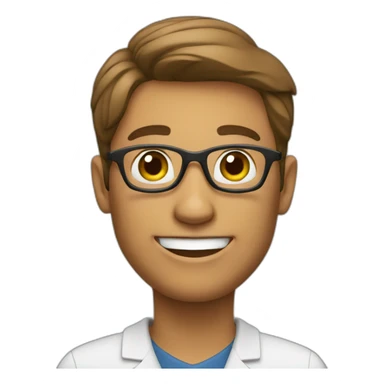 teacher looking happy sticker