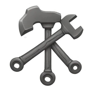 Hammer and Wrench sticker