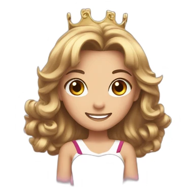 Annie Princess cheer sticker