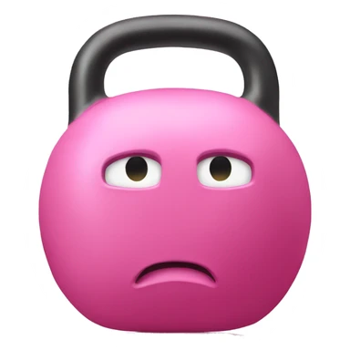 pink Kettlebell  sticker