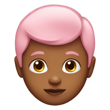 baby pink emoji sticker