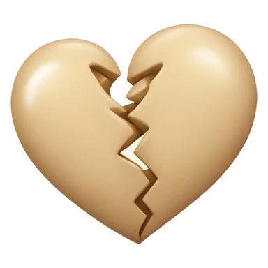 two beige heart similar to this: 💕 sticker