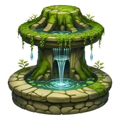 Magical well sticker