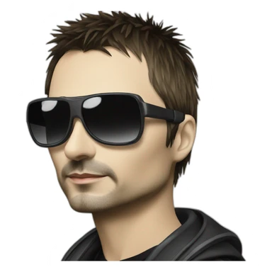 Matt Bellamy from Muse sticker