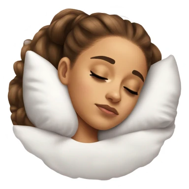 Hyper Realistic Ariana Grande asleep sticker