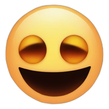 planet Sun with a horror face sticker