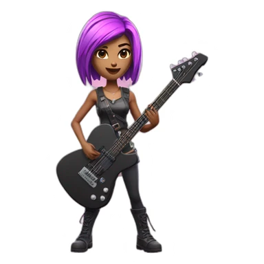 power chord character female fortnite sticker