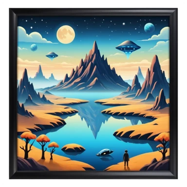 Strange world movie sticker