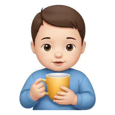 Babie Holding Cups sticker