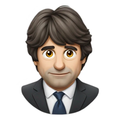 puigdemont perrea hasta abajo sticker