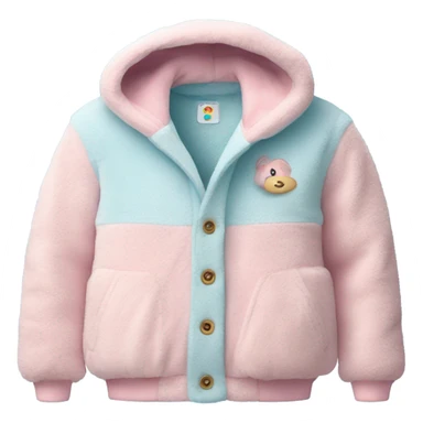 fluffy children's jacket  sticker