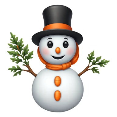 another snowman  sticker