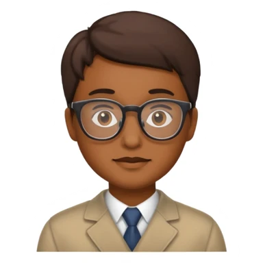 Carnero con lentes sticker