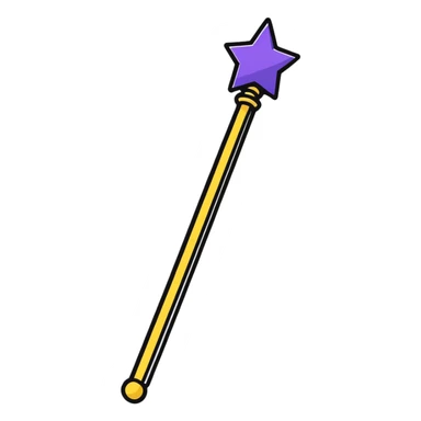 magic wand sticker