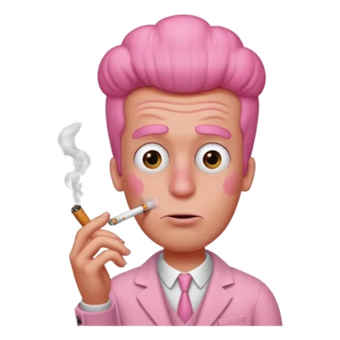 Patrick Estrela de Bob Esponja fumando cigarro sticker