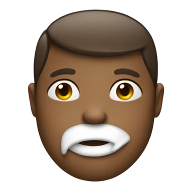 kissing emoji with white heart sticker