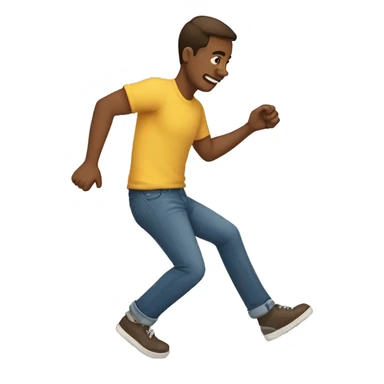 A guy grabbing his ankle sticker