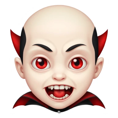 vampire baby sticker