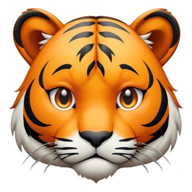 Sad tiger sticker
