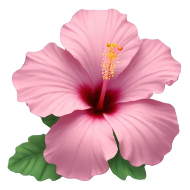 Pastel hibiscus  sticker