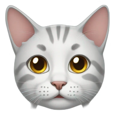 Cat with tears sticker