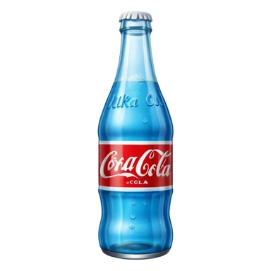 Nuka Cola blue bottle sticker