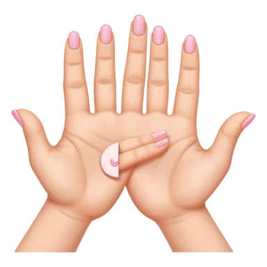 this emoji... 🤘 but upside down sticker