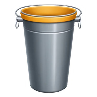 trash bin container with rim sticker