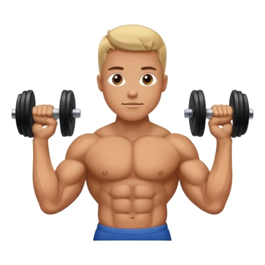 haltère épaule sticker