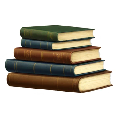 Vintage Book Stack sticker