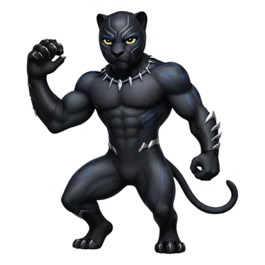 pantera negra sticker