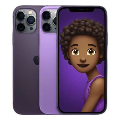 Iphone 14 Pro Max Deep Purple sticker