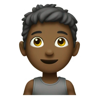 boy with bananas, hanging in a tree sticker