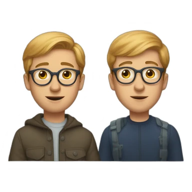 Joe Pera and Mike Melsky sticker